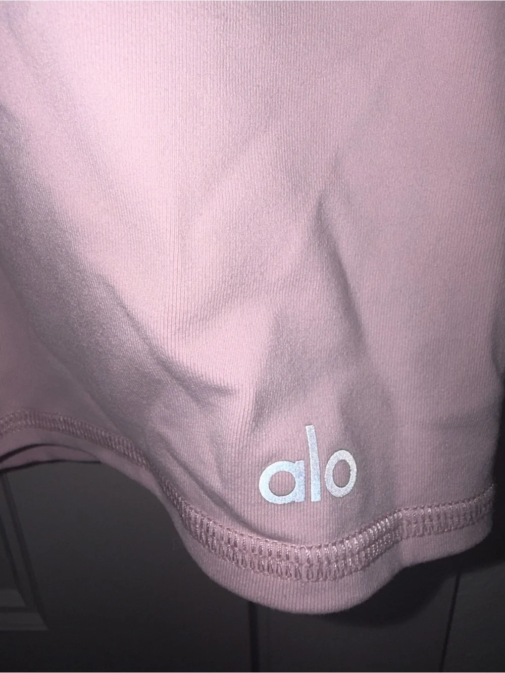 Alo High-Waist Pink Bike Shorts